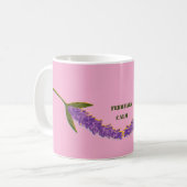 Mug Personalized Calm & Serenity Floral Aesthetic Pink (Devant gauche)