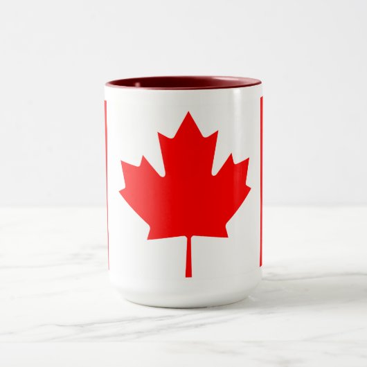 Mug Personalized Canada Flag | Custom Name Canada Day (Centre)