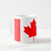 Mug Personalized Canada Flag | Custom Name Canada Day (Devant gauche)