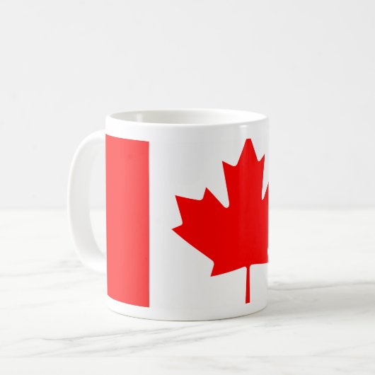 Mug Personalized Canada Flag | Custom Name Canada Day (Devant gauche)