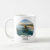 Mug Personalized Cannon Beach Mug, Oregon Coast (Gauche)