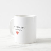 Mug Personalized Cardiologist Saving Hearts Every Day  (Devant gauche)