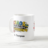 Mug Personalized Chaos  Coordinator Teacher  (Devant gauche)