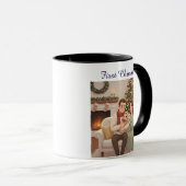 Mug Personalized Child’s First Christmas Hoodie Women (Devant droit)
