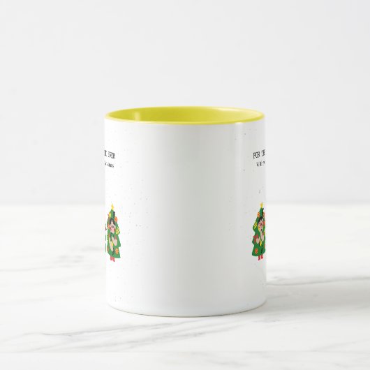 Mug Personalized Christmas Tree  "Best Friend Ever"  (Centre)