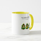 Mug Personalized Christmas Tree  "Best Friend Ever"  (Devant droit)