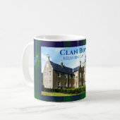 Mug Personalized Clan Boyle's Kelburn Castle & Tartan (Devant gauche)