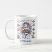 Mug Personalized Colorful Virgo Zodiac Astrology (Gauche)