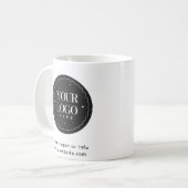 Mug Personalized Company Logo  | Custom Business Gift  (Devant gauche)