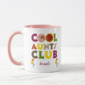 Mug Personalized Cool Aunts Club Coffee (Gauche)