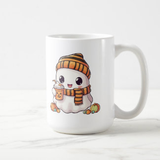 Mug Personalized Cozy Ghost and Pumpkin Spice Autumn M