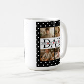 Mug Personalized Dad Photo Collage & Kids Name (Devant droit)