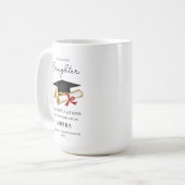 Mug Personalized Daughter Graduation Keepsake  (Devant gauche)