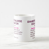 Mug Personalized Diabetes Nurse Educator Gift (Centre)