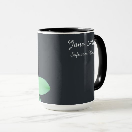 Mug Personalized Digital Haiku Zen (Devant droit)