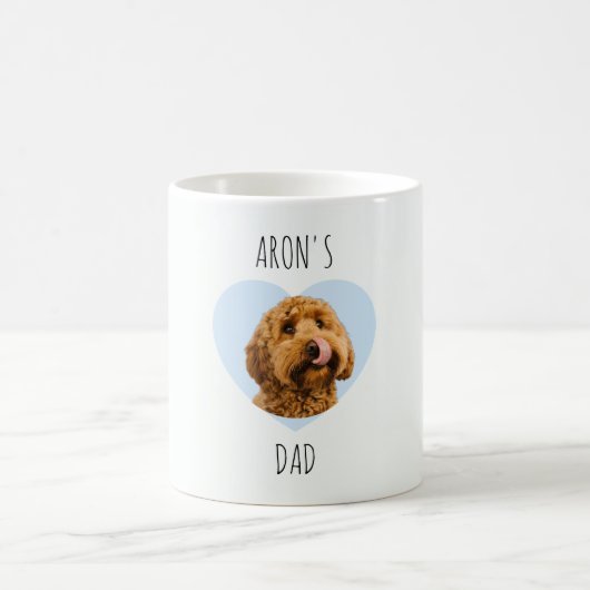 Mug Personalized Dog Dad Valentine | Custom Pet  (Centre)