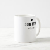 Mug Personalized Dog Mom – Custom Name Mother’s Day (Devant droit)