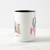 Mug Personalized Dog Mom – Custom Name Mother’s Day (Centre)