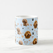 Mug Personalized Dog Photo Light Blue Custom Pet (Centre)