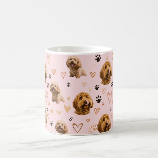 Mug Personalized Dog Photo Pink (Centre)