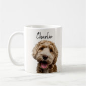 Mug Personalized Dog Portrait Coffee with Custom Name (Gauche)