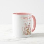 Mug Personalized Easter Bunny Teapot Family (Devant droit)