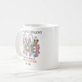 Mug Personalized Egg-cellent Teacher Appreciation Gift (Devant gauche)
