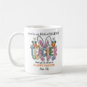 Mug Personalized Egg-cellent Teacher Appreciation Gift (Gauche)