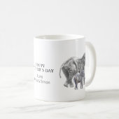 Mug Personalized elephant mother's day (Devant droit)