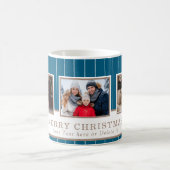 Mug Personalized Family 3 Photo Collage Christmas  (Centre)
