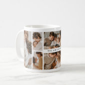 Mug Personalized Family 8 Photo Collage (Devant gauche)