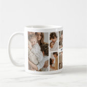 Mug Personalized Family 8 Photo Collage (Gauche)