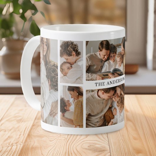 Mug Personalized Family 8 Photo Collage
