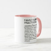 Mug Personalized Family Nurse Practitioner Definition  (Devant droit)