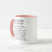 Mug Personalized Family Nurse Practitioner Definition  (Devant gauche)