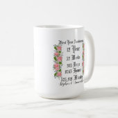 Mug Personalized first  year anniversary typography  (Devant droit)