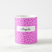 Mug Personalized Fuchsia Flowers (Centre)