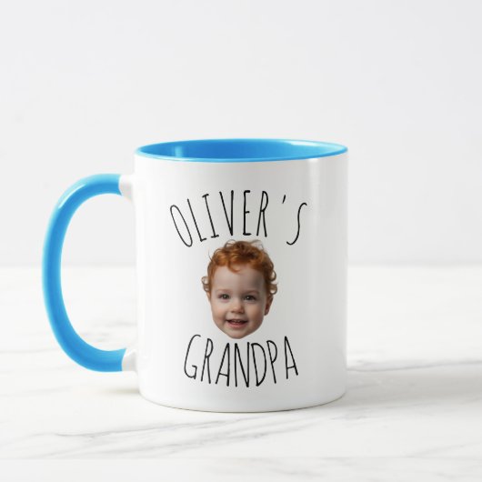 Mug Personalized Funny Custom Baby Face Photo  (Gauche)
