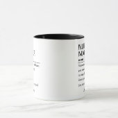 Mug Personalized Funny Nurse Manager Definition (Centre)