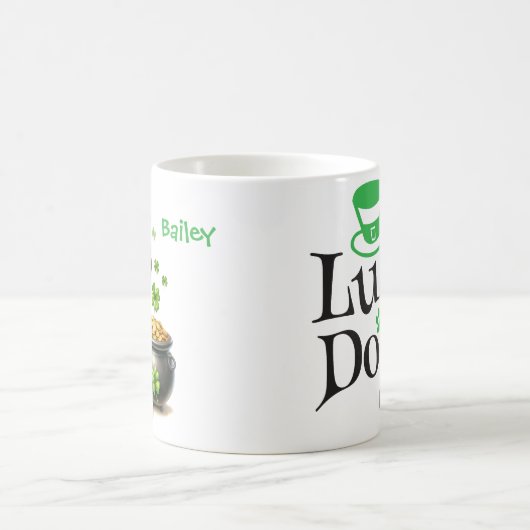 Mug Personalized German Shepherd St. Patty's Day (Centre)