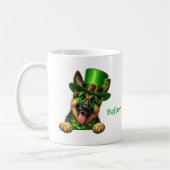 Mug Personalized German Shepherd St. Patty's Day  (Gauche)