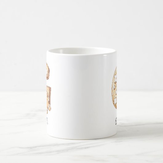 Mug Personalized Gingerbread Monogram Christmas (Centre)