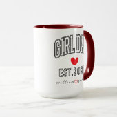 Mug Personalized Girl Dad Father’s Day for Proud Girl (Devant droit)
