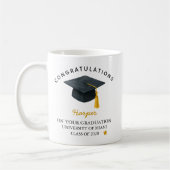 Mug Personalized graduation mug, graduation gift (Gauche)