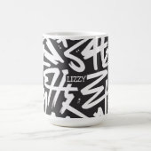 Mug Personalized Graffiti Name Pattern — Custom Urban (Centre)