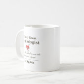 Mug Personalized Great Cardiologist Appreciation Gift (Devant gauche)