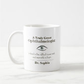 Mug Personalized Great Ophthalmologist Gift (Gauche)