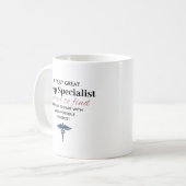 Mug Personalized Great Sleep Specialist Quote (Devant gauche)