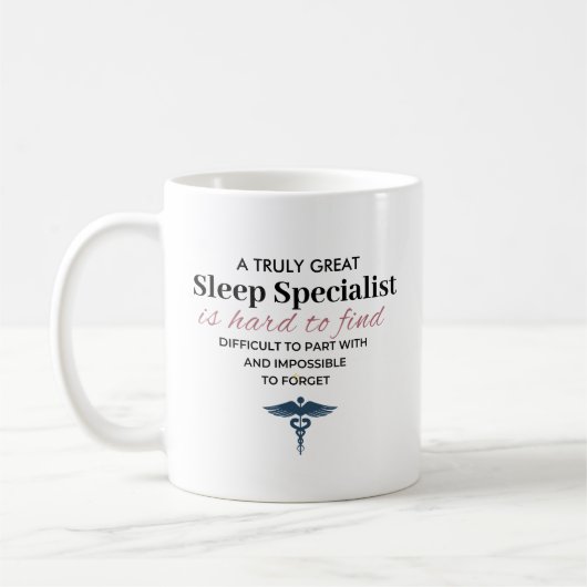 Mug Personalized Great Sleep Specialist Quote (Gauche)