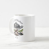 Mug Personalized Grillfather Monogram (Devant gauche)
